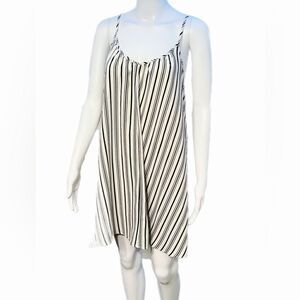 Lucca Couture Black & White Striped Dress